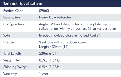 spec sheet