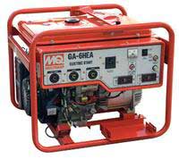 GA6HRS Gen 6kW Honda-Whl Kit-Elec Start-No Btry